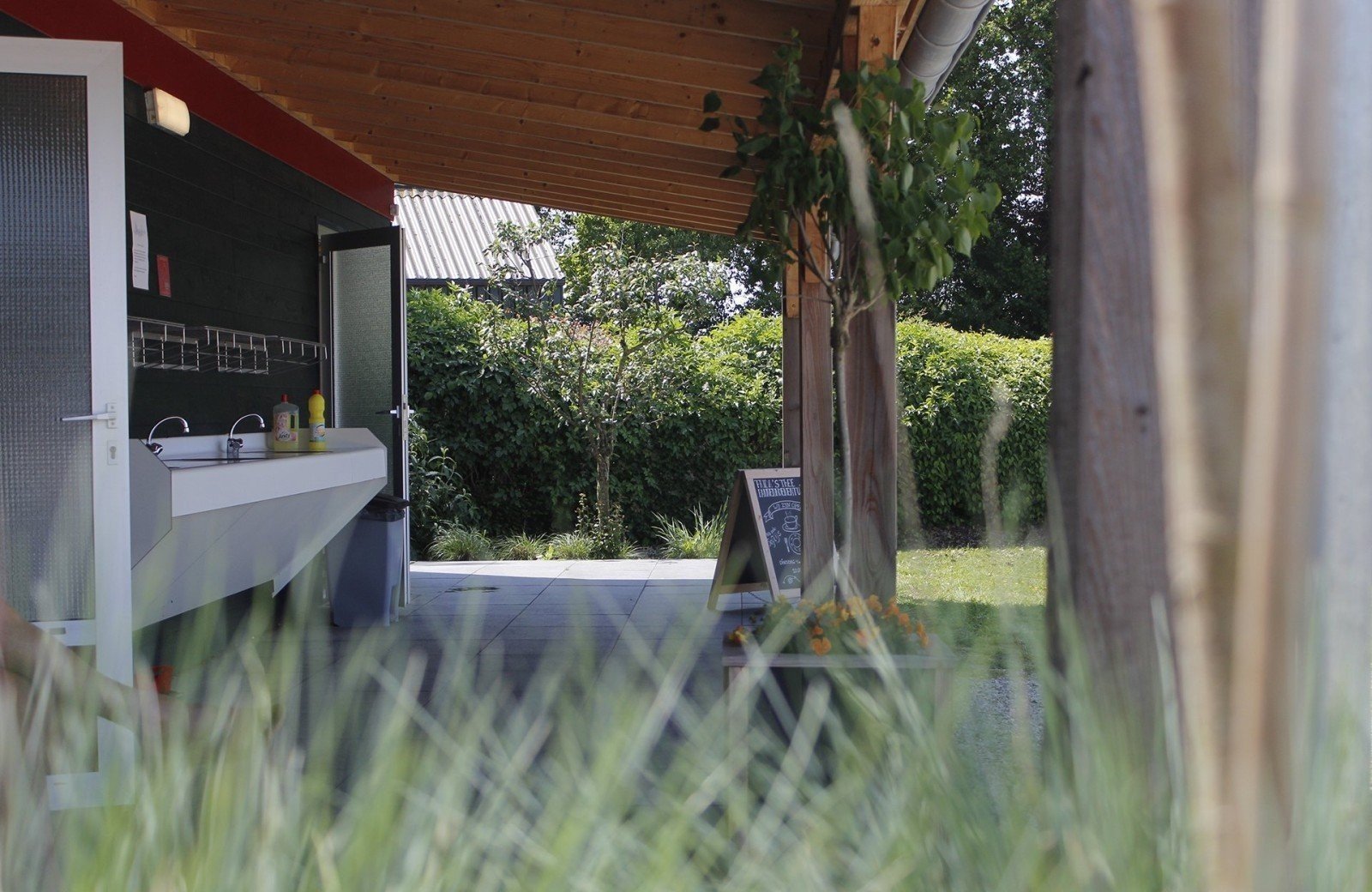 Sanitair op camping bij Veluwemeer